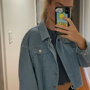 Princess Polly cropped corduroy jacket